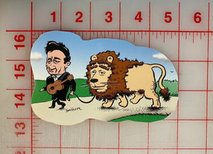 Walk the Lion Sticker by Sam Hurt