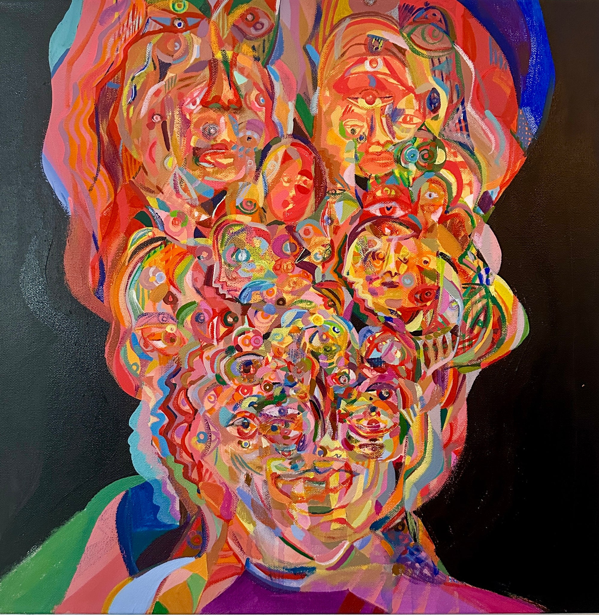 A Portrait Of The Artist By Lisa Simpson by Sara Hannon