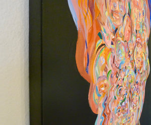 A Portrait Of The Artist By Lisa Simpson by Sara Hannon