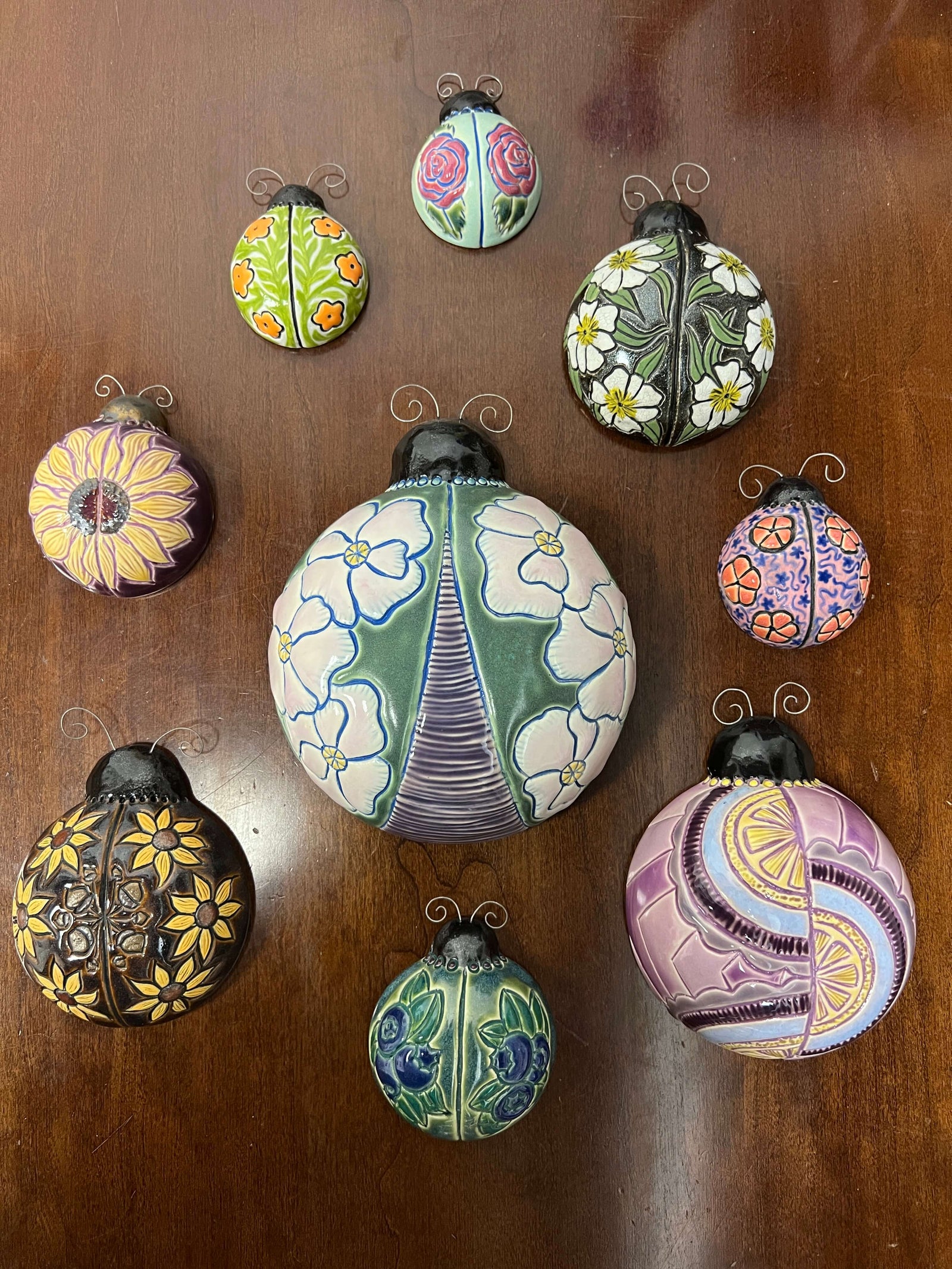 Lemon Ladybug by Sarah Beth Pottery