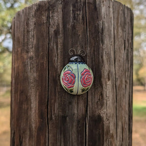 Rose Ladybug by Sarah Beth Pottery