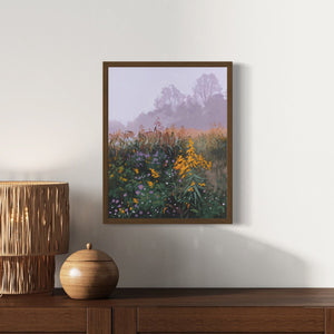 Asters and Goldenrod Print by  Sarah Moore + 11x14