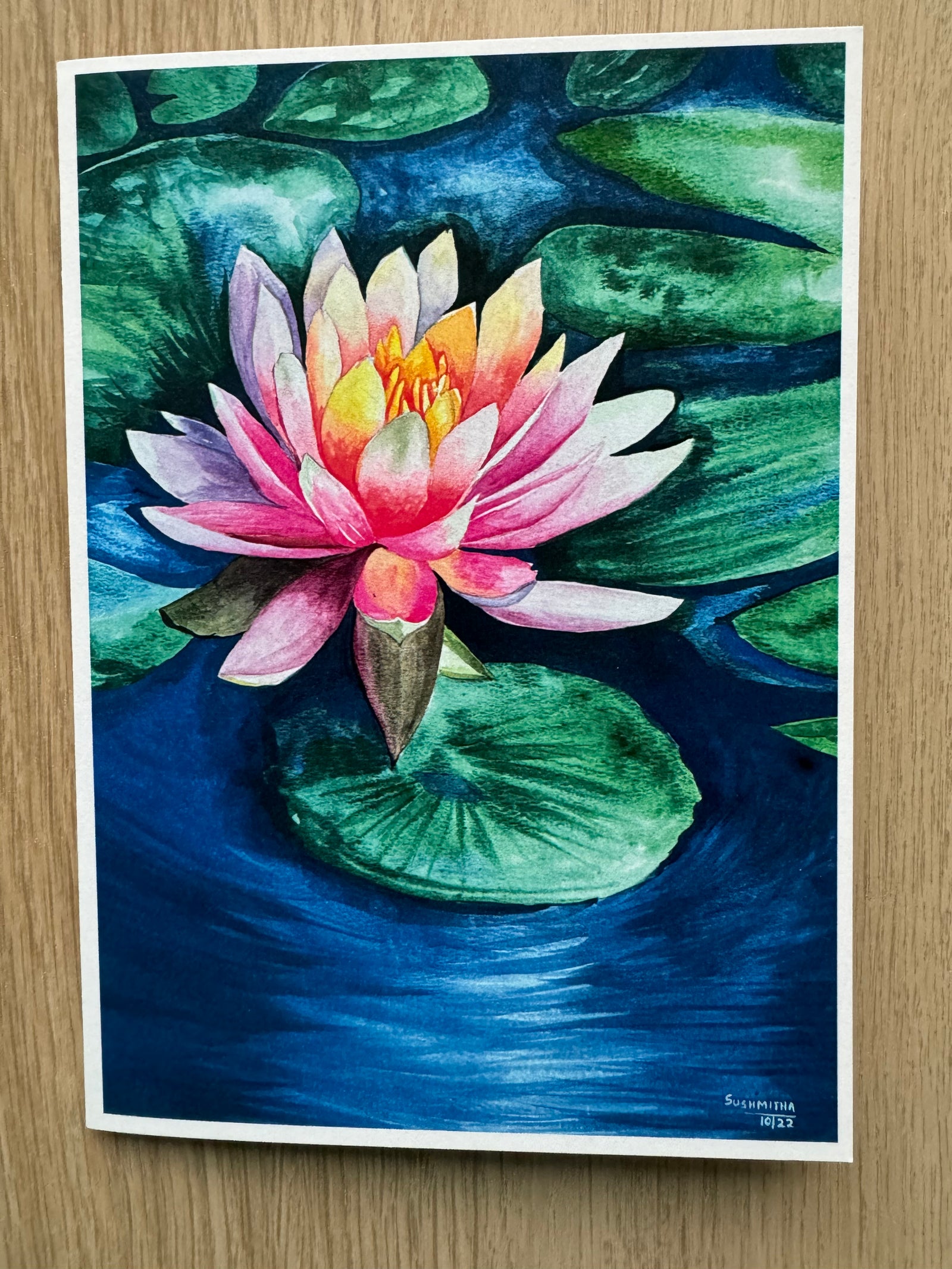 Serenity Greeting Cards by Sushmitha Din Kashi