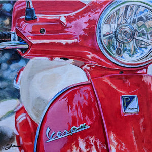 Vespa Rossa by Shan Fannin