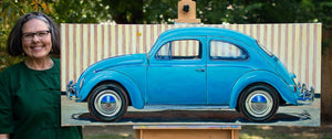 1967 Blue Volkswagen Beetle by Shan Fannin