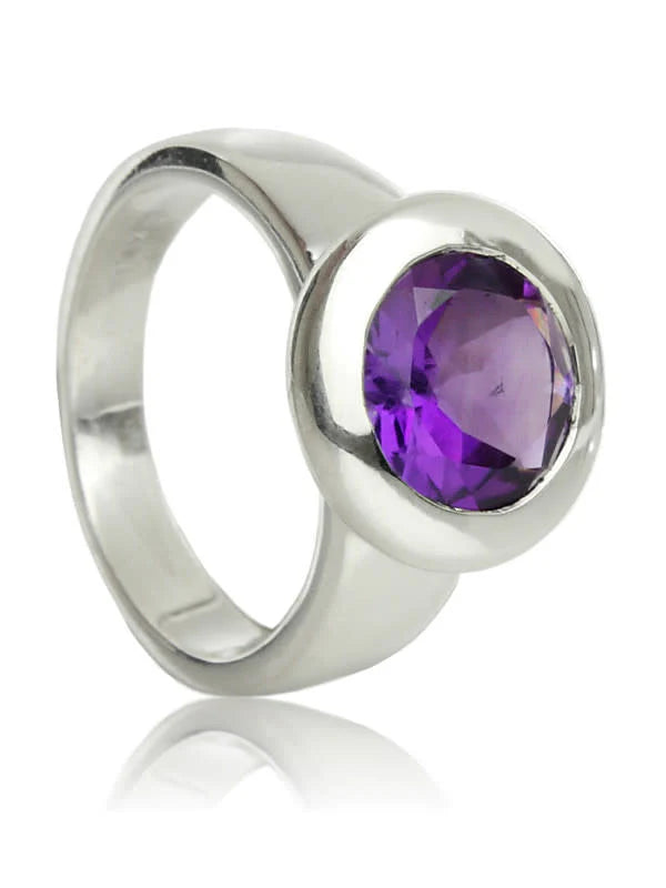 Barcelona Gaudi Circle Classic Stone Rings by Sikara & Co.