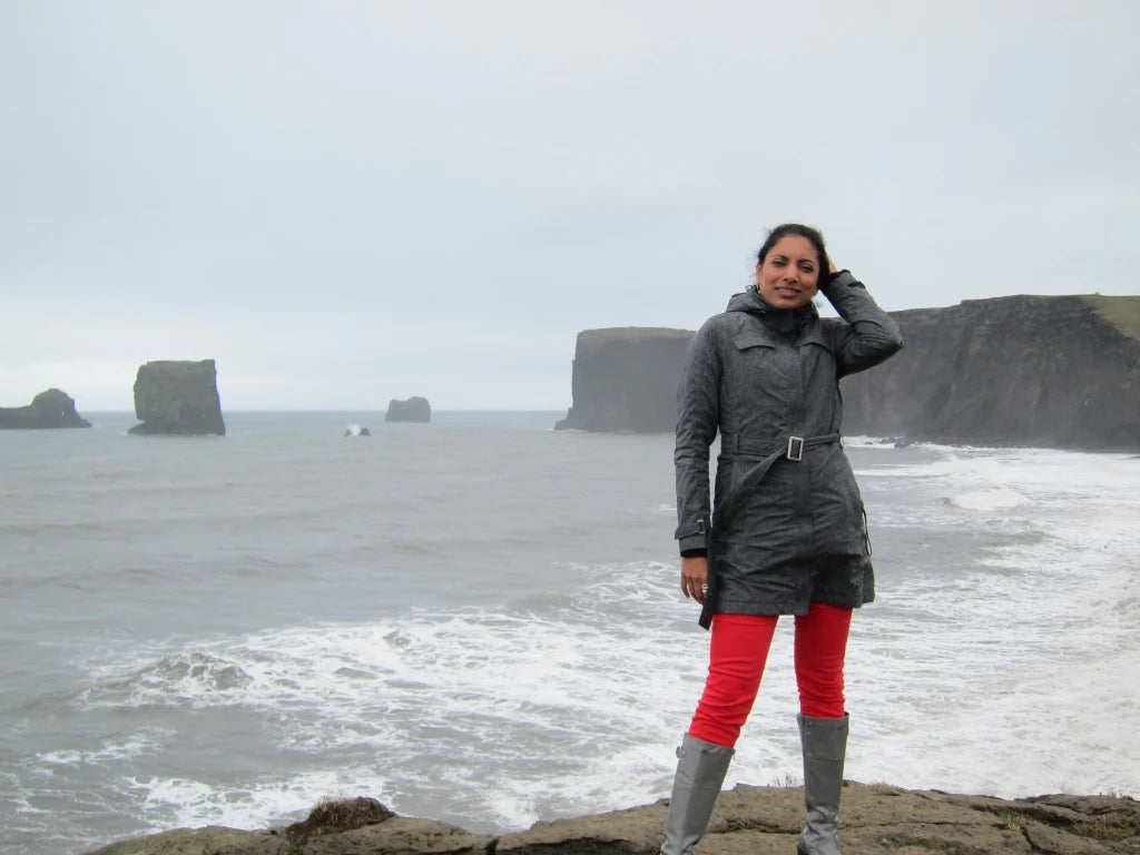 Italian Cascade Cluster Pearl Earrings with Rose Quartz by Sikara & Co.