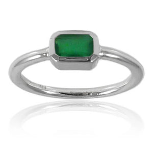 Iceland Rectangle Stacking Rings by Sikara & Co.