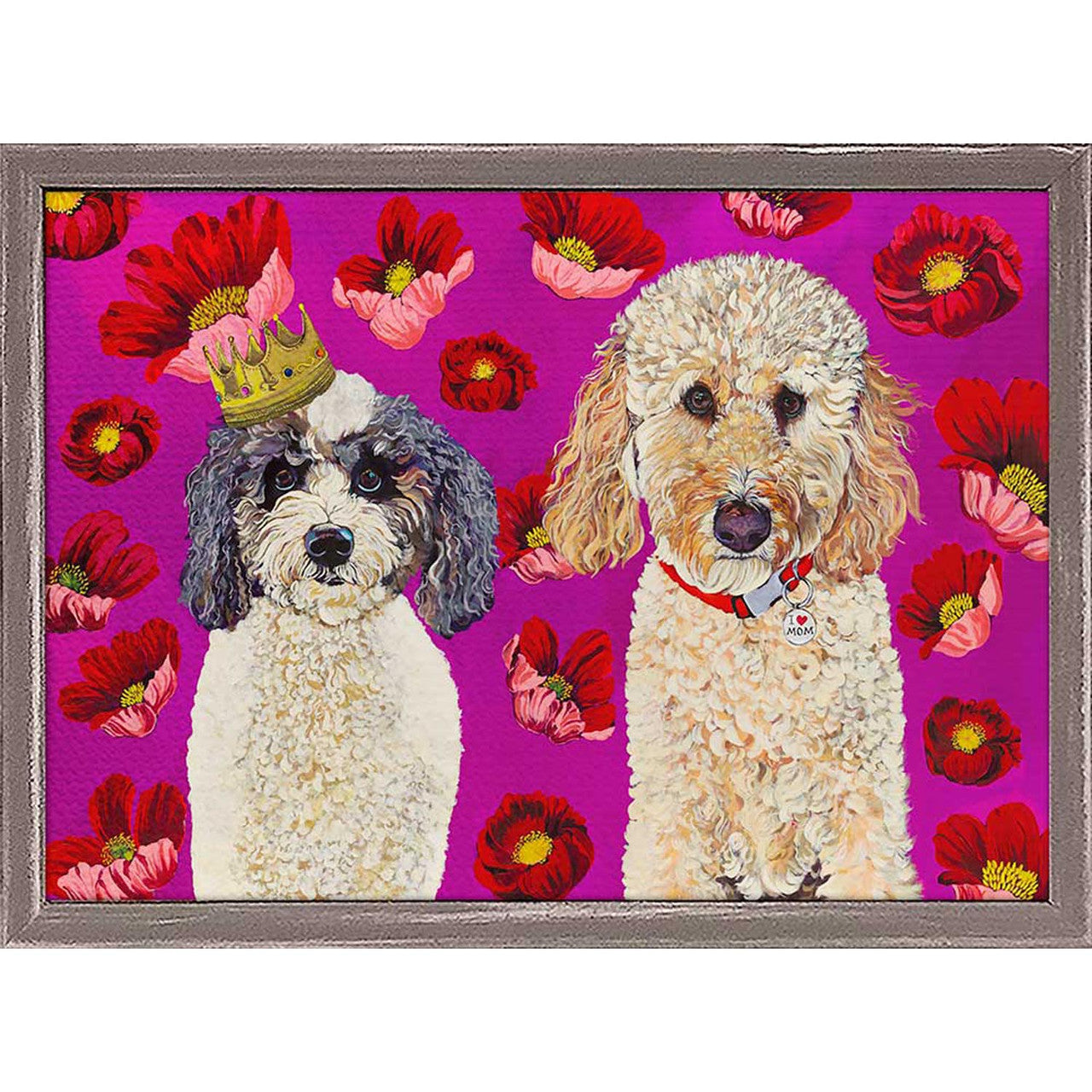 Doggy Duo Mini Framed Canvas Print by Stationery Bakery
Gicleé print