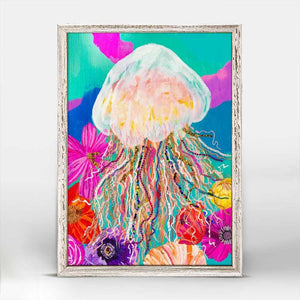 Jelly Legs Mini Framed Canvas Print by Stationery Bakery