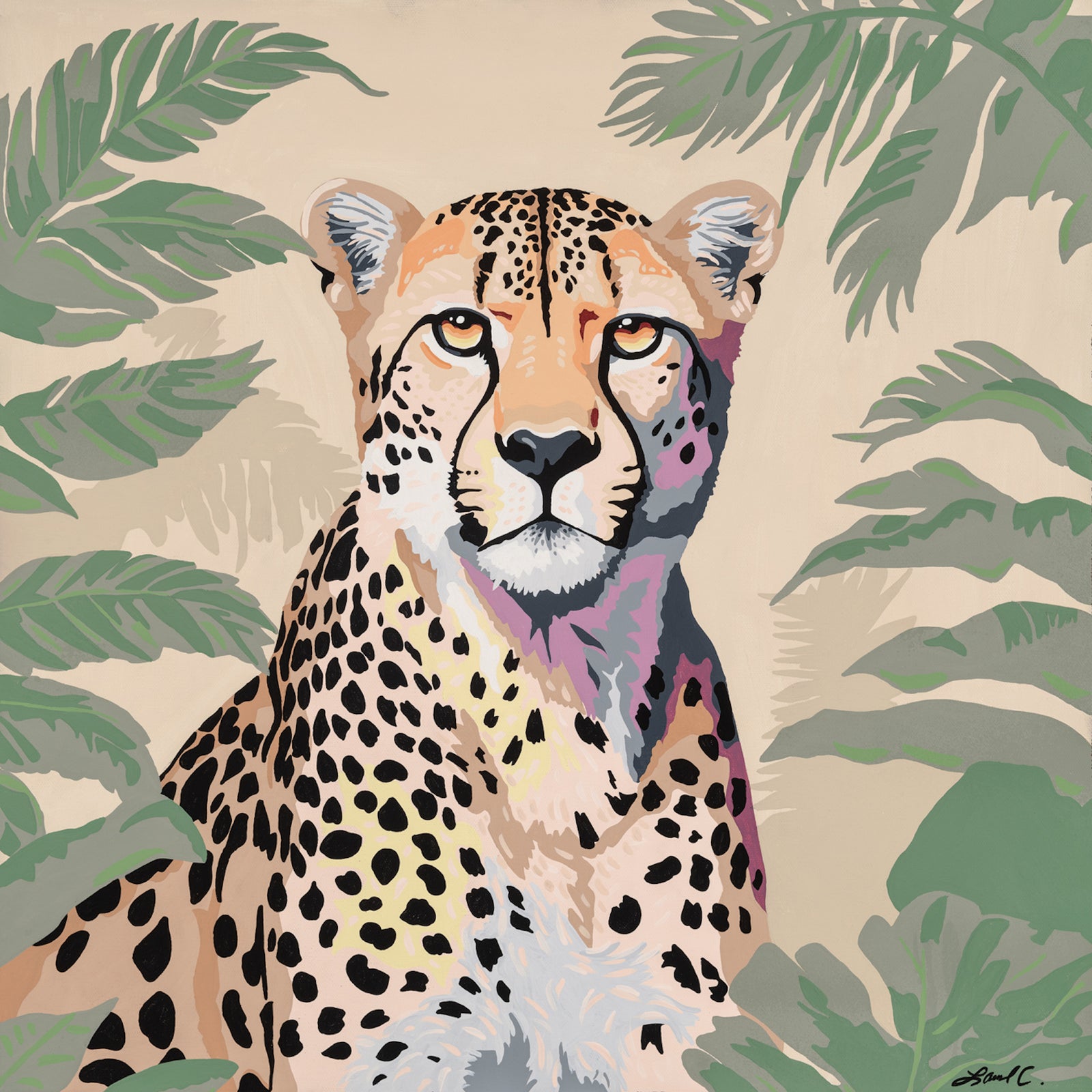 Steadfast Print by Laurel Chauvin