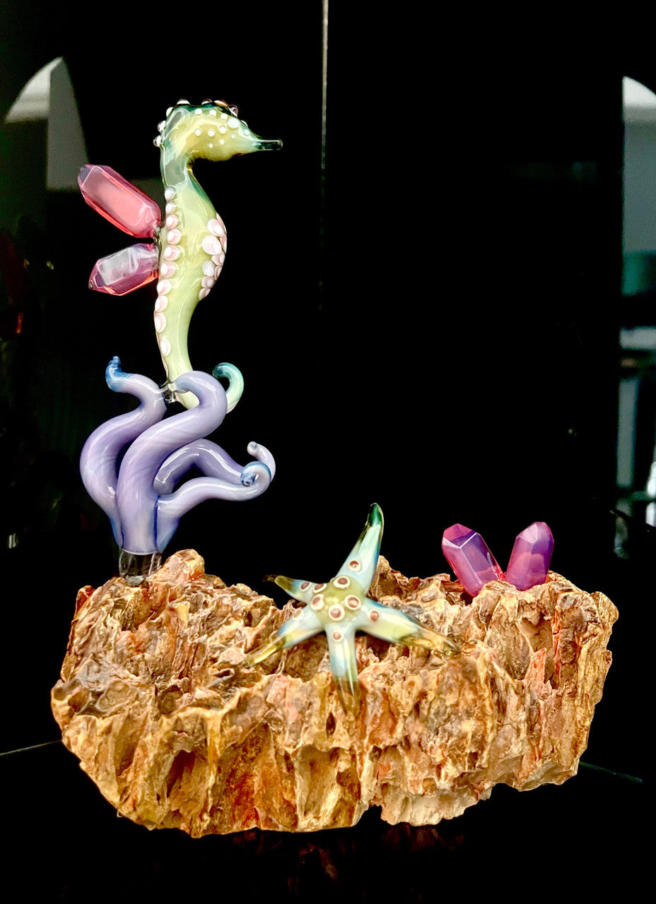 Crystal Fantaseahorse by Steve Vaught & Jimmy Bennett III