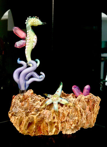 Crystal Fantaseahorse by Steve Vaught & Jimmy Bennett III