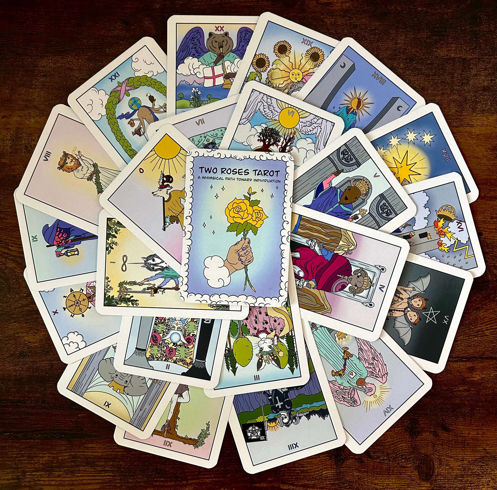 Two Roses Tarot: A Whimsical Path Toward Individuation by Kelsey Rose of Two Roses Trading Post