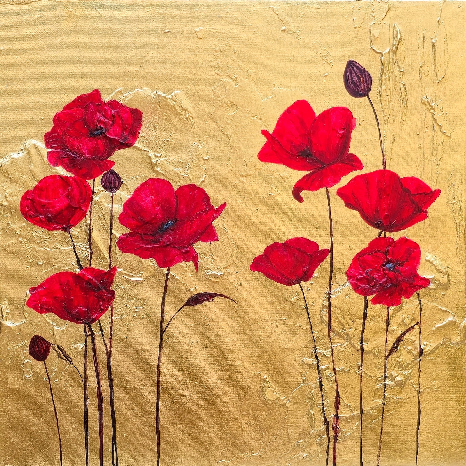 Unapologetic Poppies II by Lauren Hua