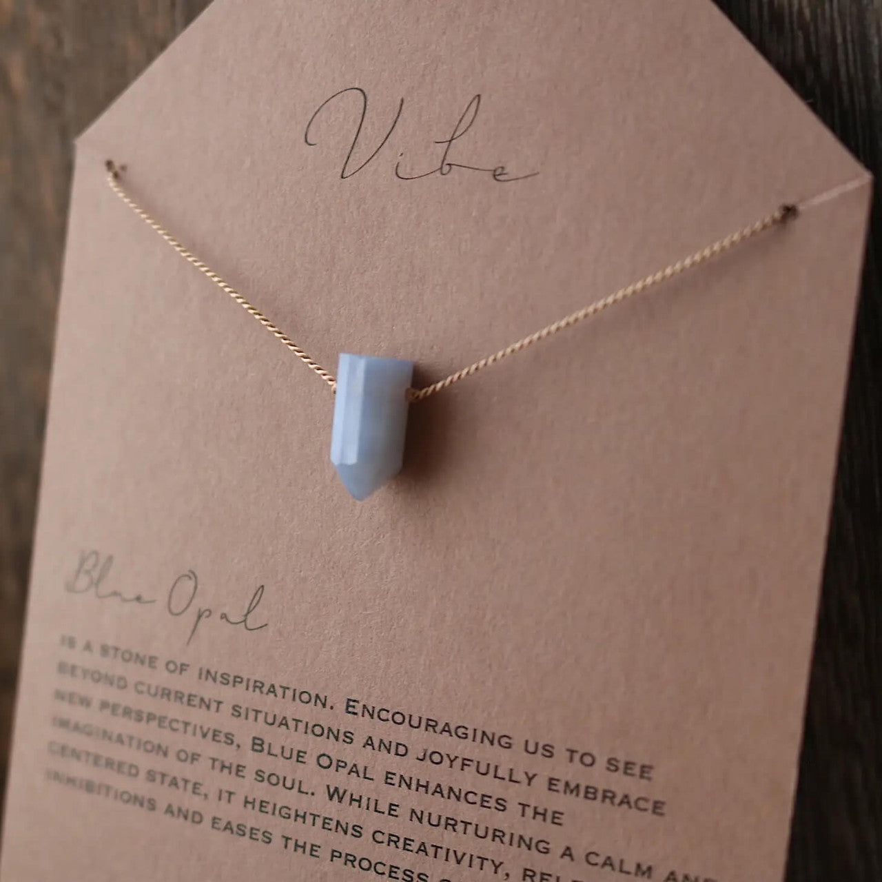 Blue Opal Necklace by VIBE