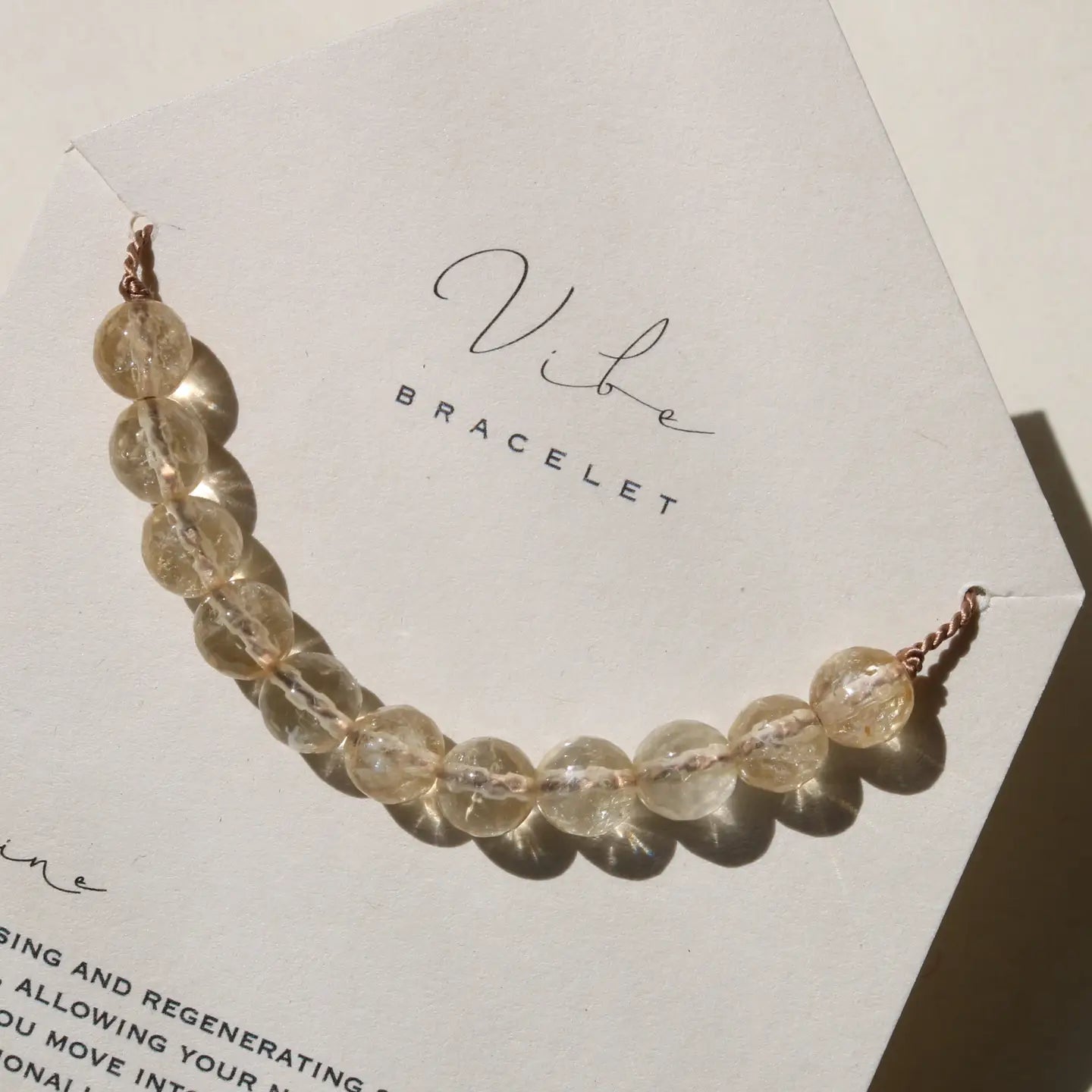 Citrine Bracelet by VIBE