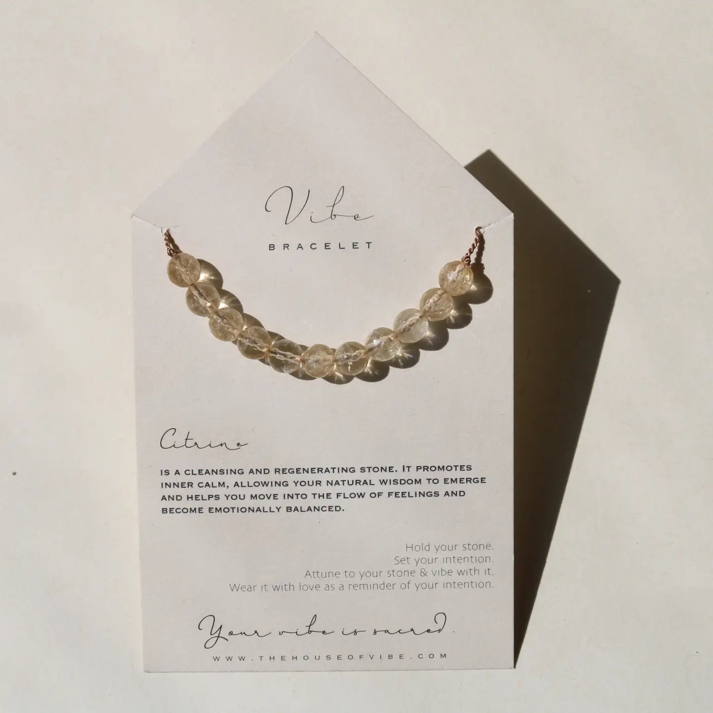 Citrine Bracelet by VIBE
