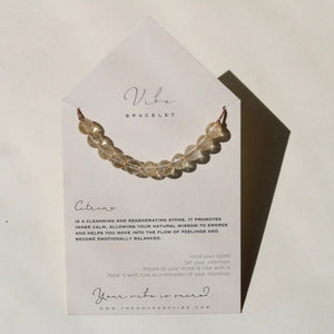 Citrine Bracelet by VIBE