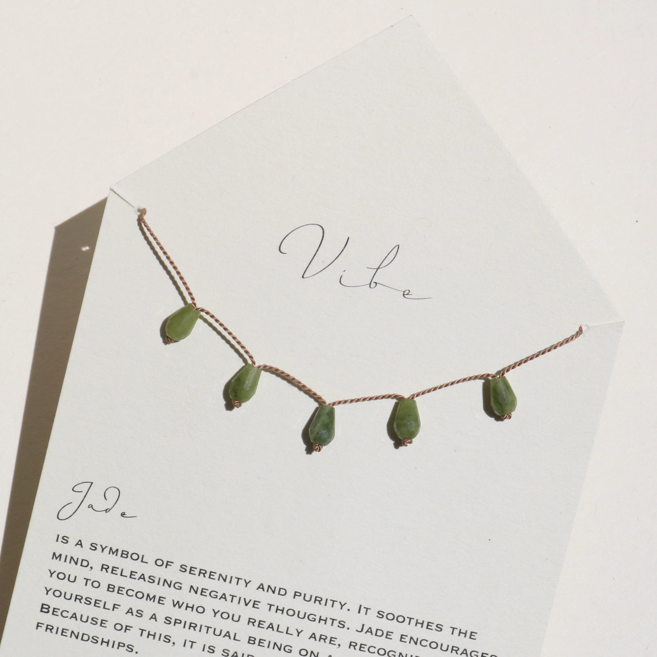 Jade Necklace by Vibe