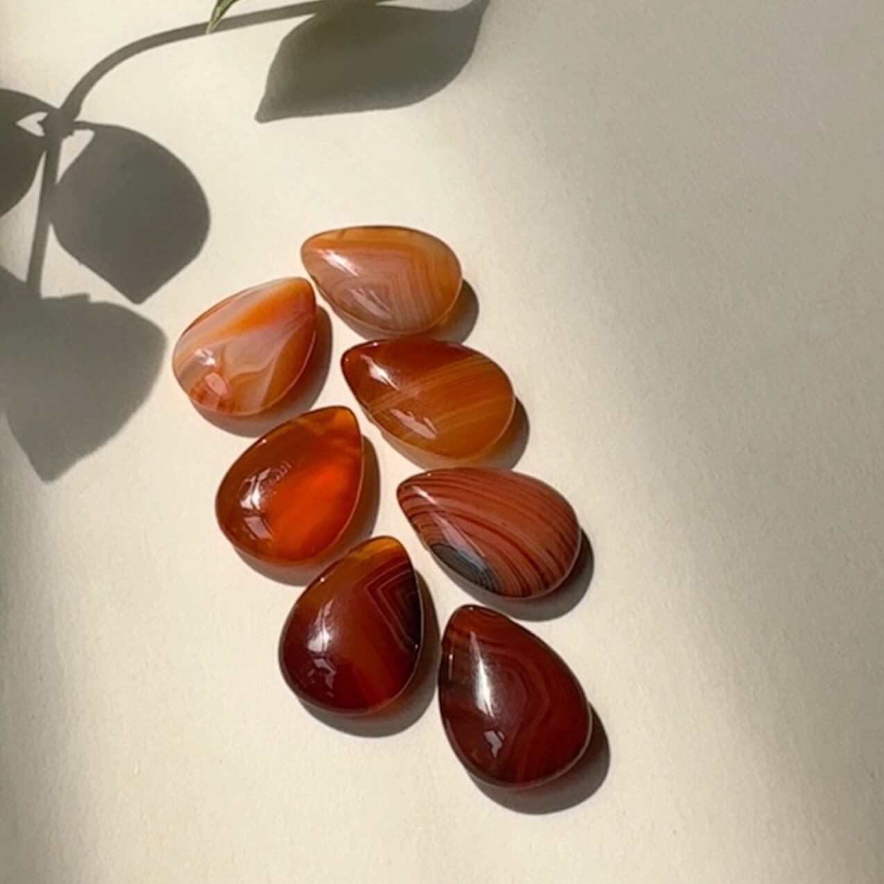 Carnelian + Silk Necklace by VIBE