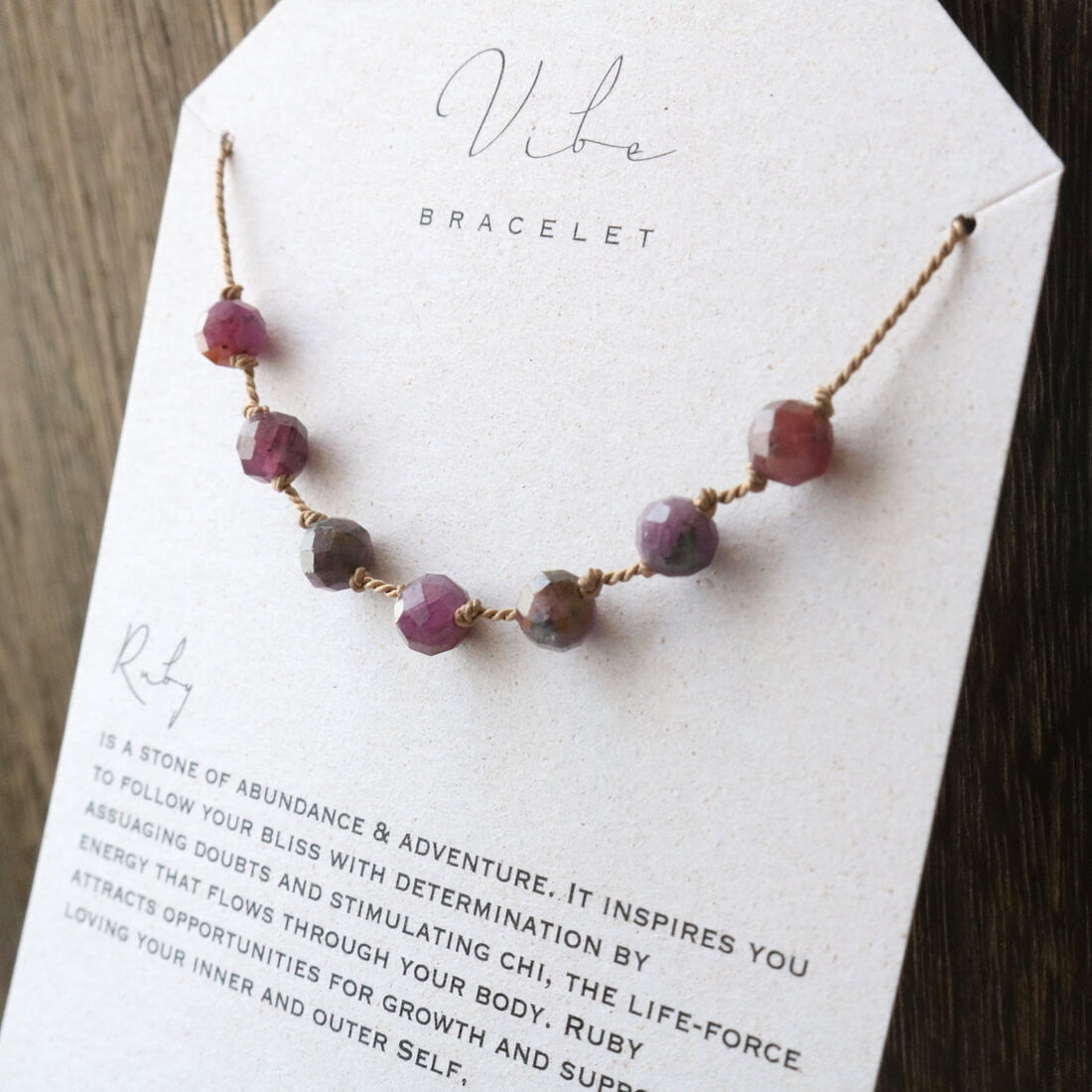 Ruby 9 Stone Necklace by VIBE