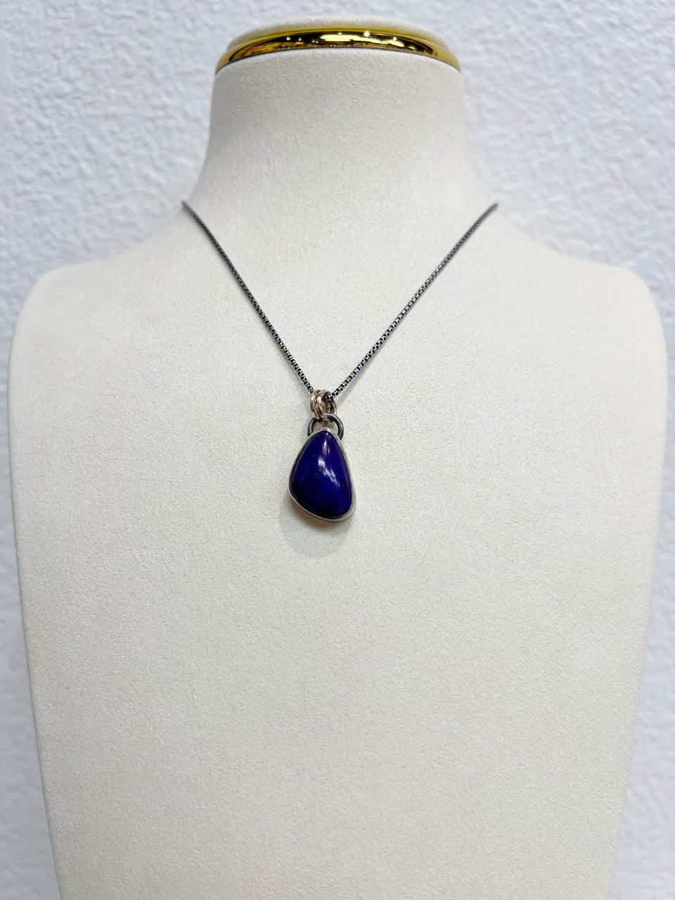 Rare Sugilite and Sterling Silver Necklace by Zach Wright