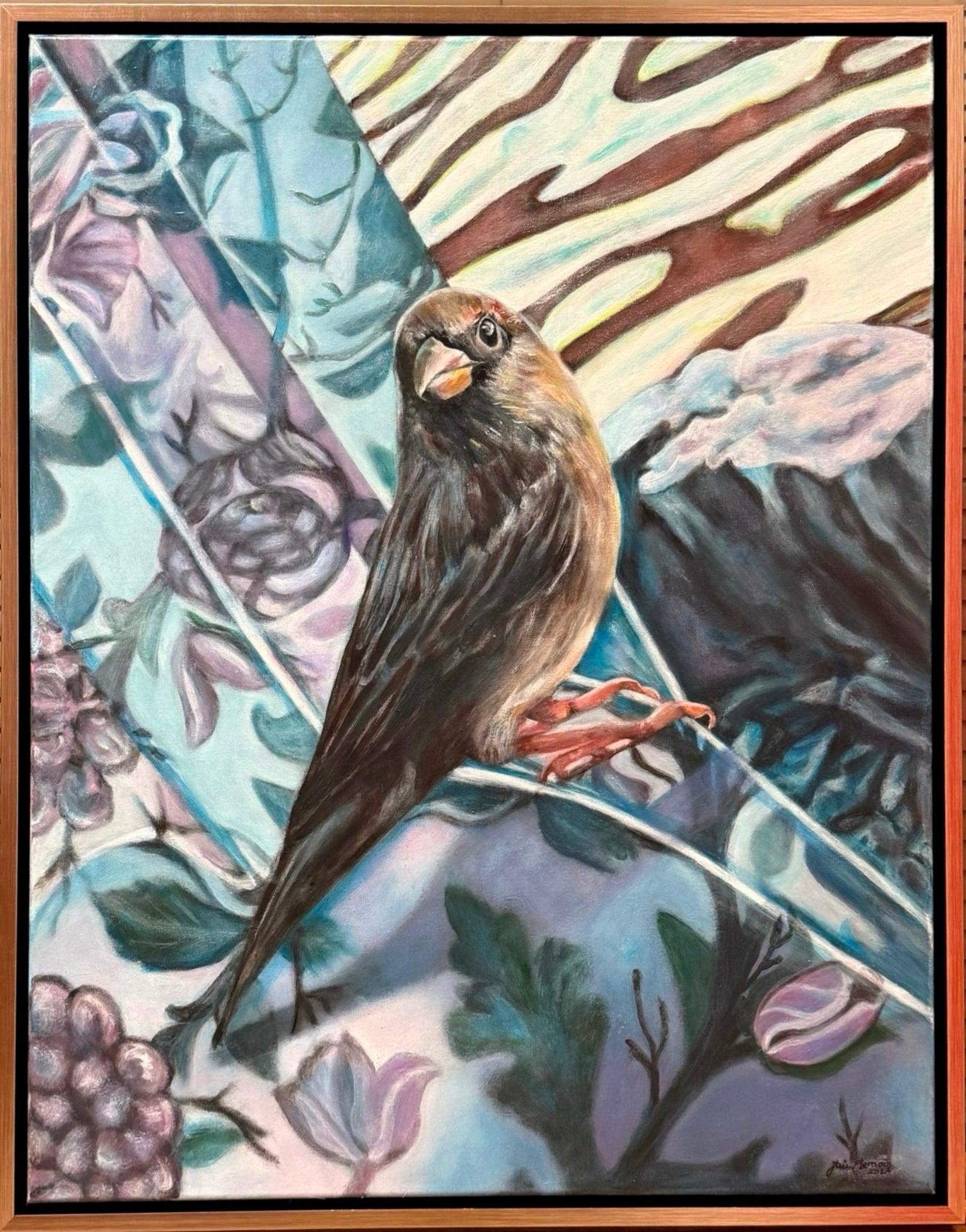 Hoz Naghashi - Painted Pool by Zari Etemadi