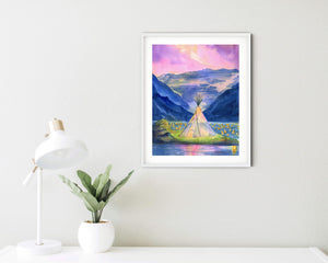 Enchanted Site Print by Zoee Xiao + 11"x14"