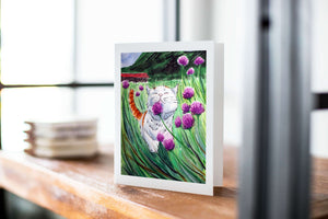 Gentle Breeze Greeting Card by Zoee Xiao