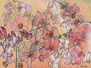 Orchids in Your Favor Print by Katie Chance