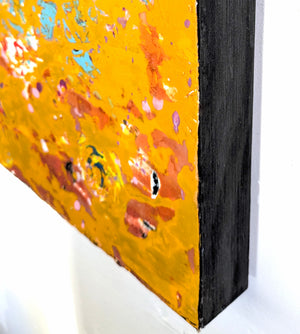 Orange Longhorn Skull by Carol Aaron