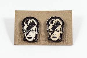 David Bowie Earrings by Katie Cowden