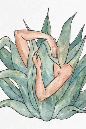 Agave Love Print by Maridad Studio