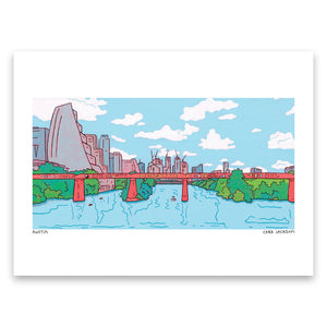 Austin Print by Cara Jackson