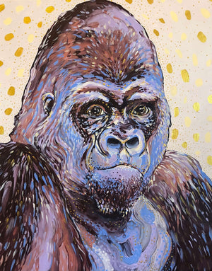 Gorilla Print by Kate Fitzpatrick