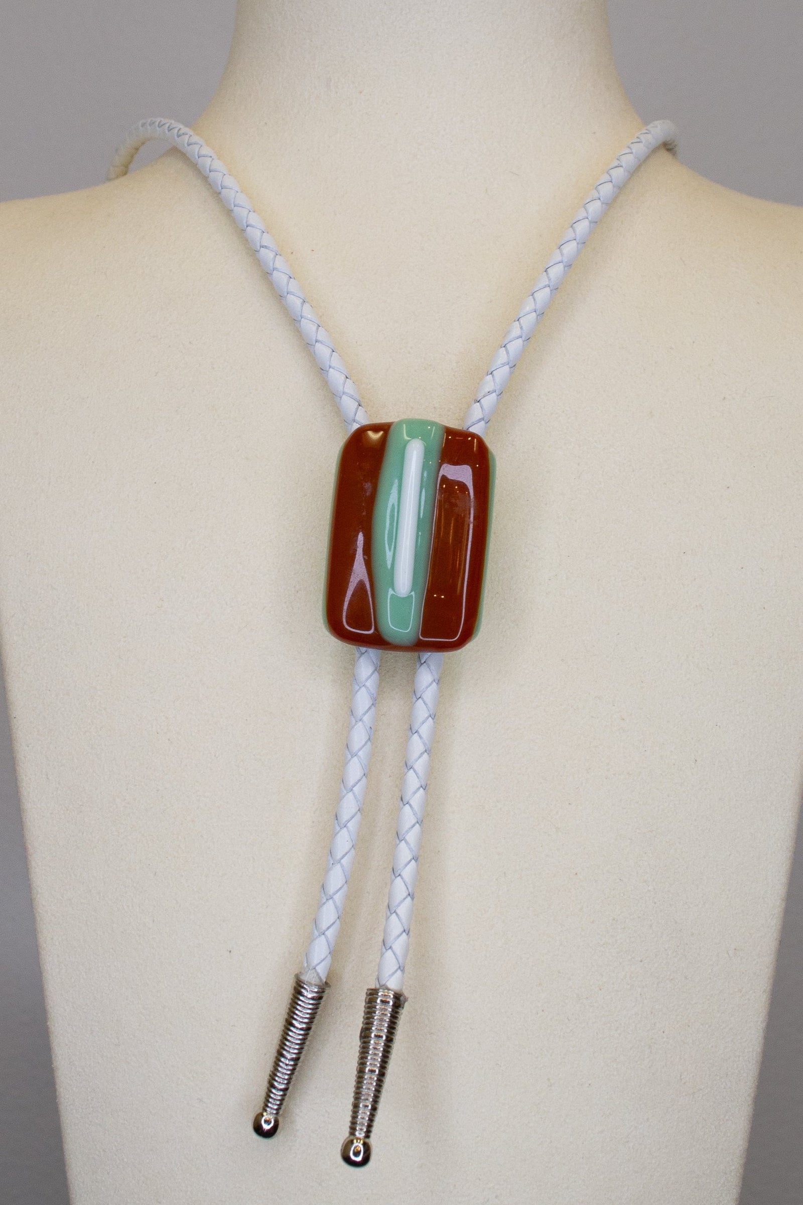 Fused Glass Bolo #7 by Steph Granillo