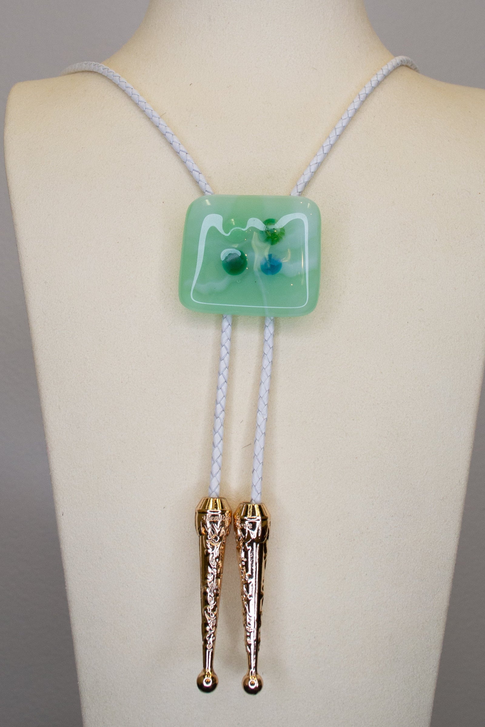 Fused Glass Bolo #10 by Steph Granillo