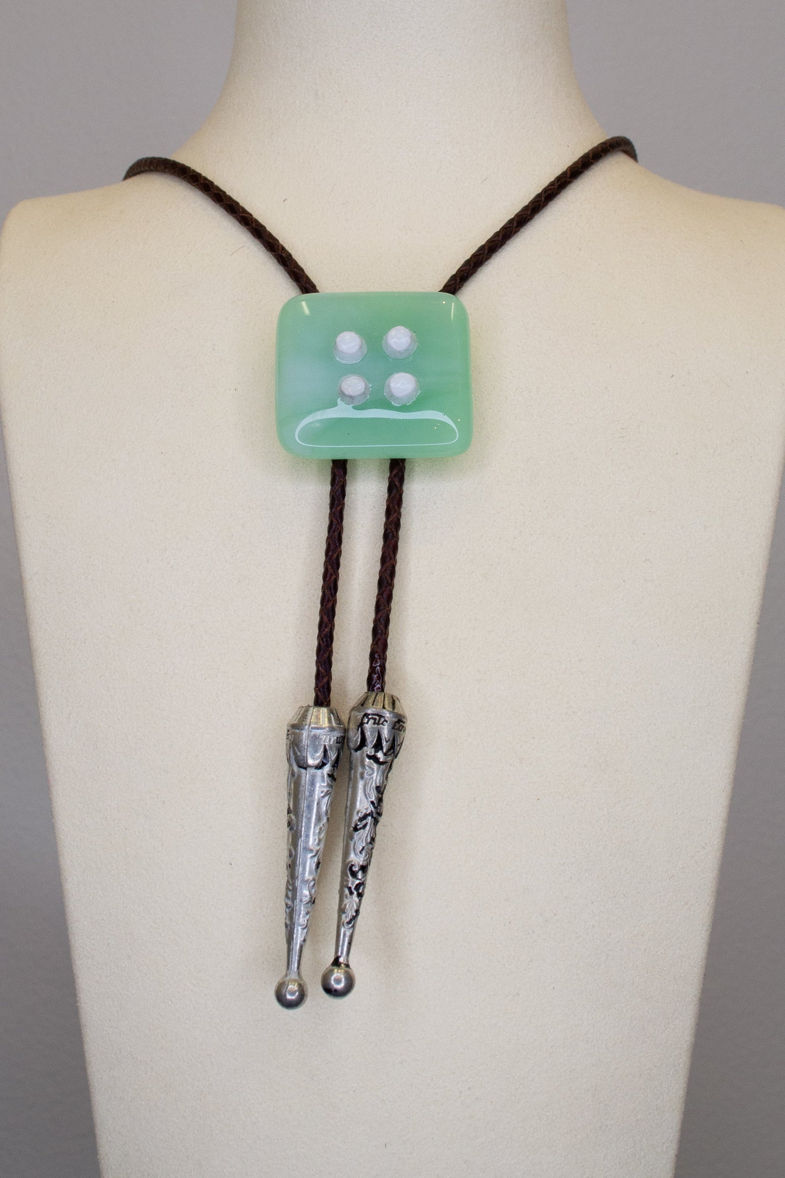 Fused Glass Bolo #11 by Steph Granillo
