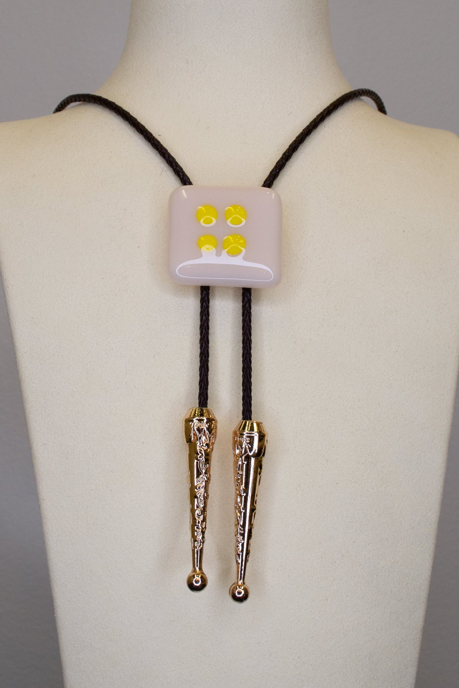 Fused Glass Bolo #12 by Steph Granillo
