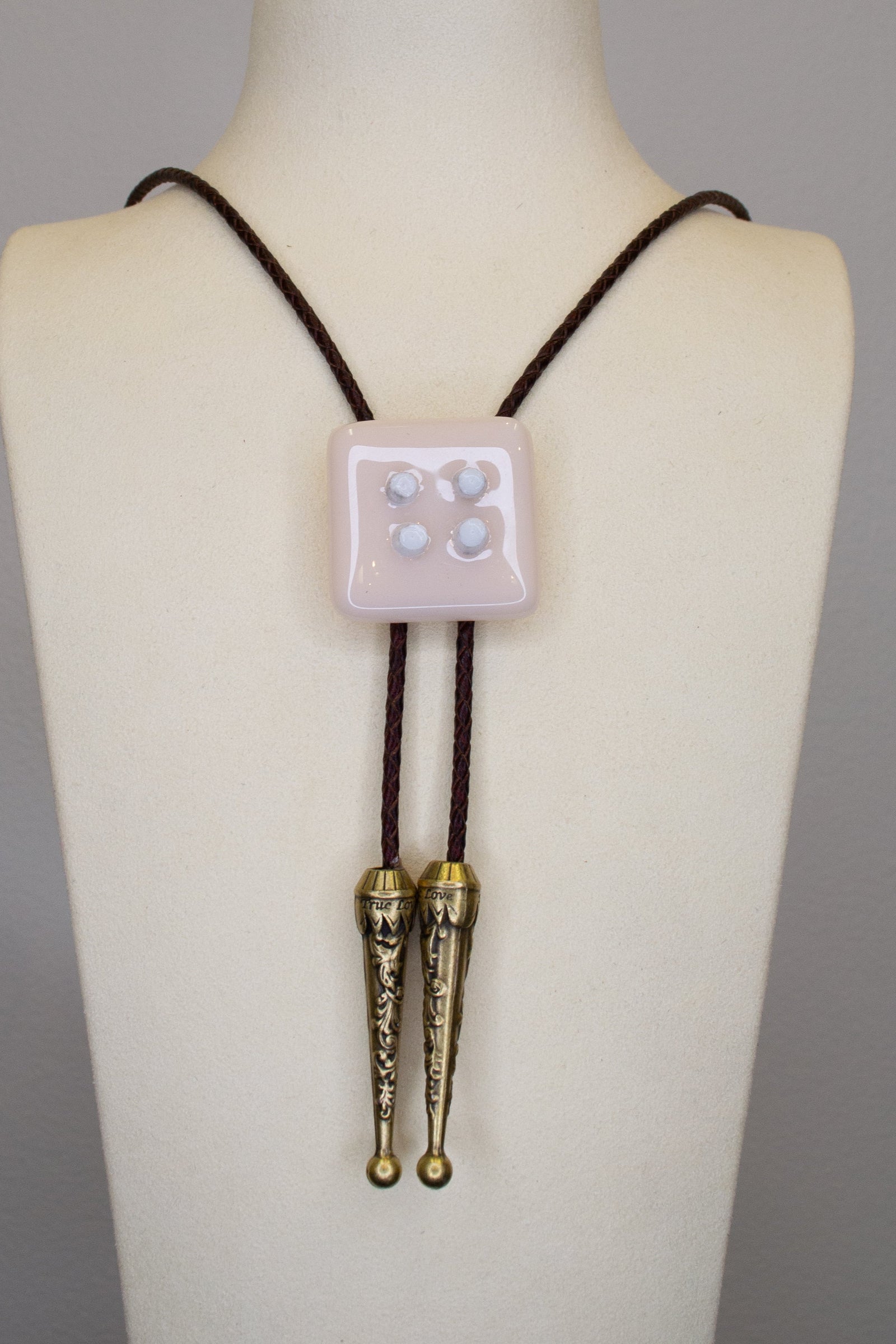 Fused Glass Bolo #13 by Steph Granillo