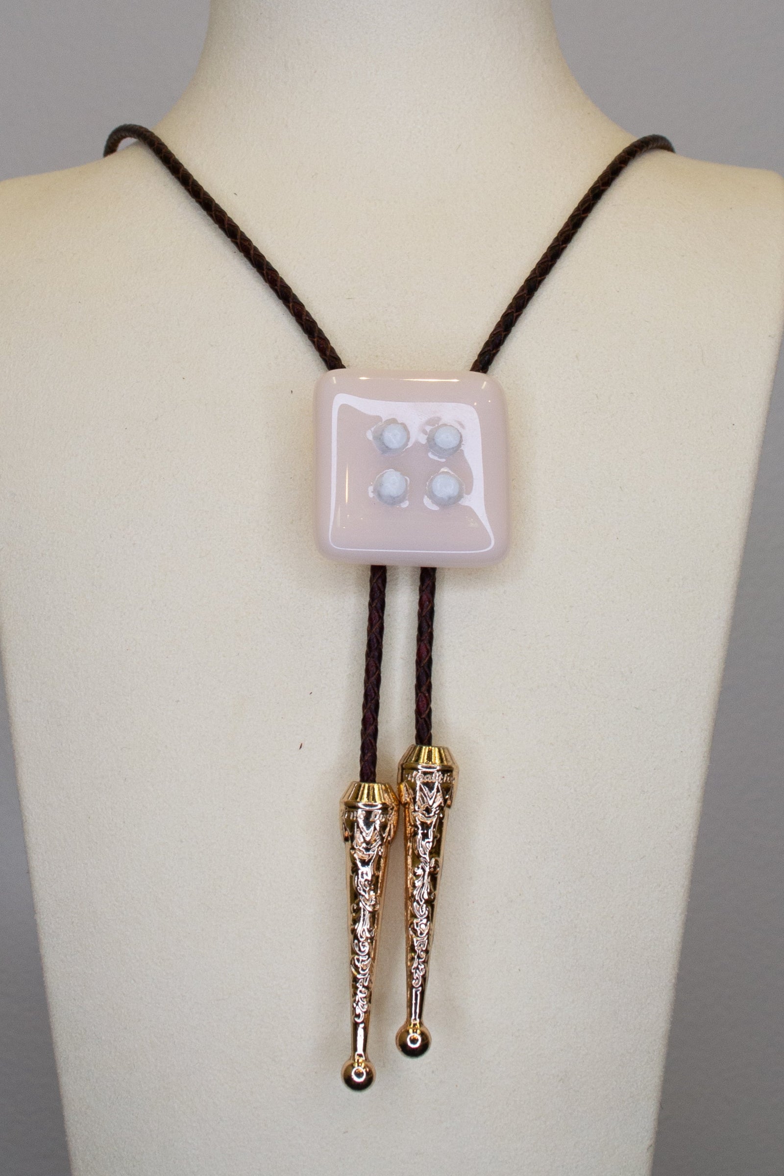 Fused Glass Bolo #14 by Steph Granillo