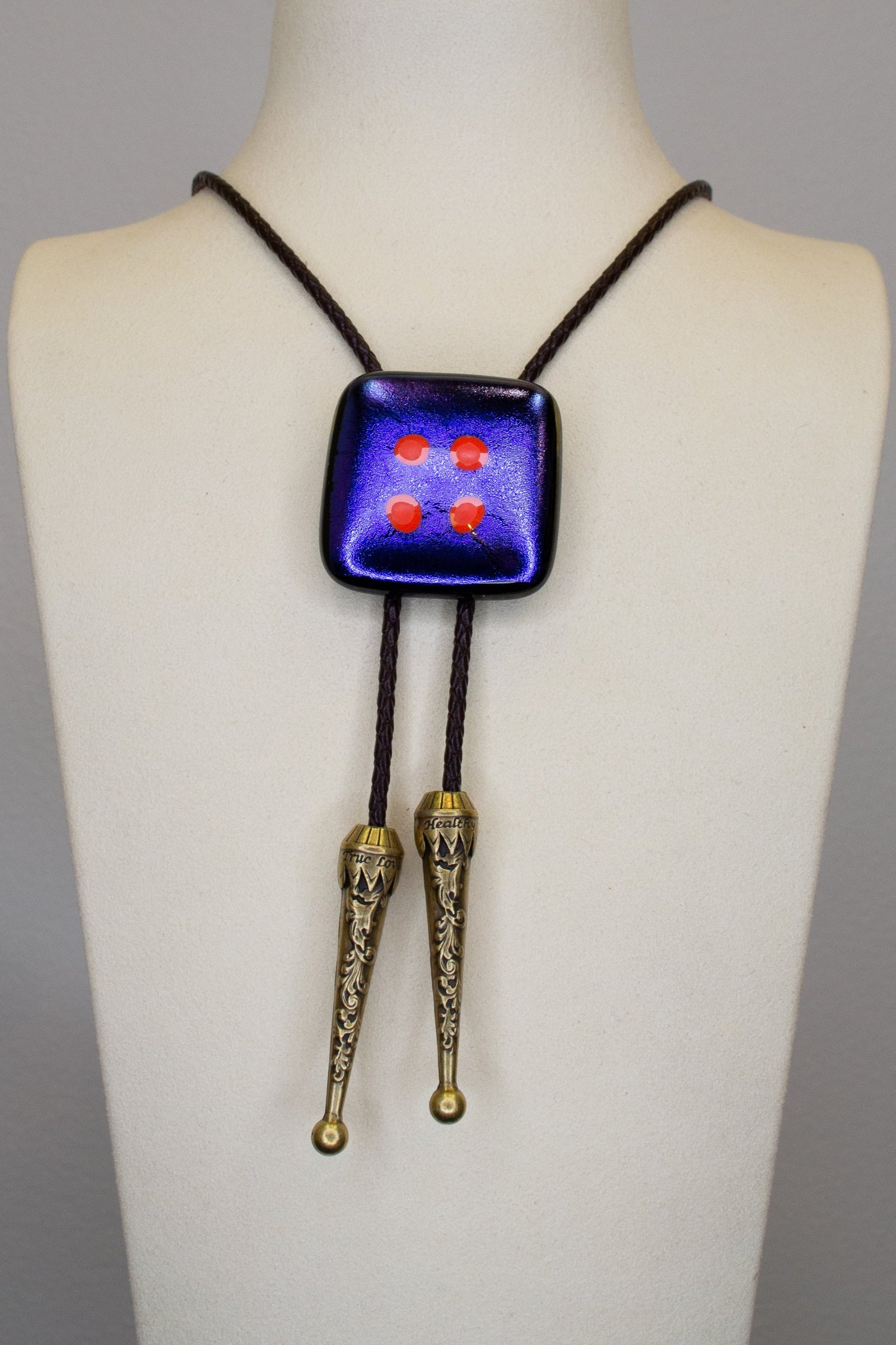 Fused Glass Bolo #17 by Steph Granillo