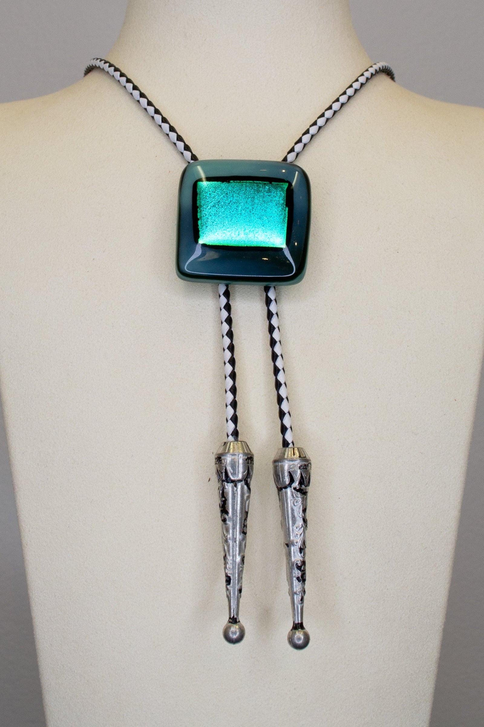 Fused Glass Bolo #18 by Steph Granillo