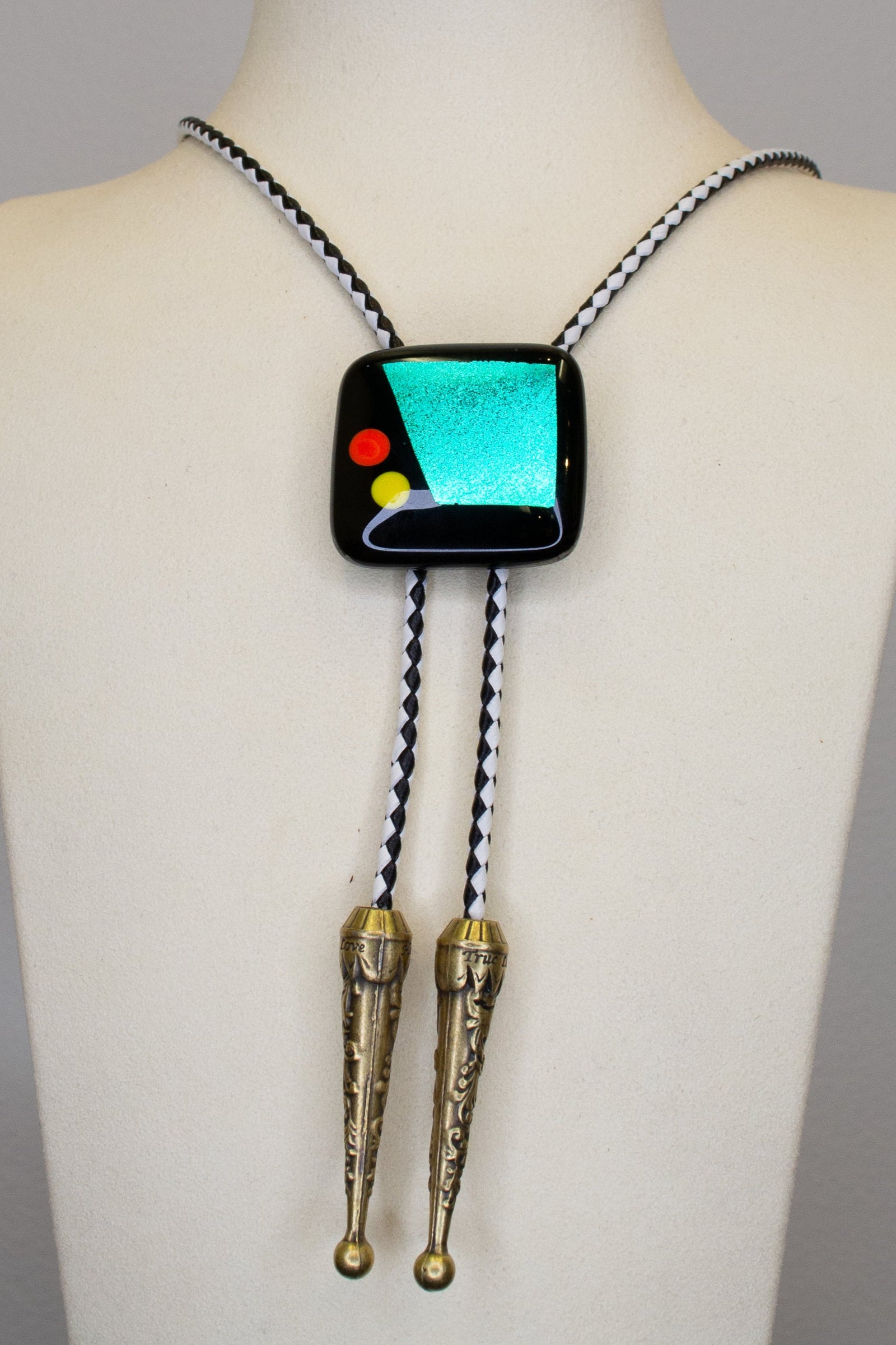 Fused Glass Bolo #19 by Steph Granillo