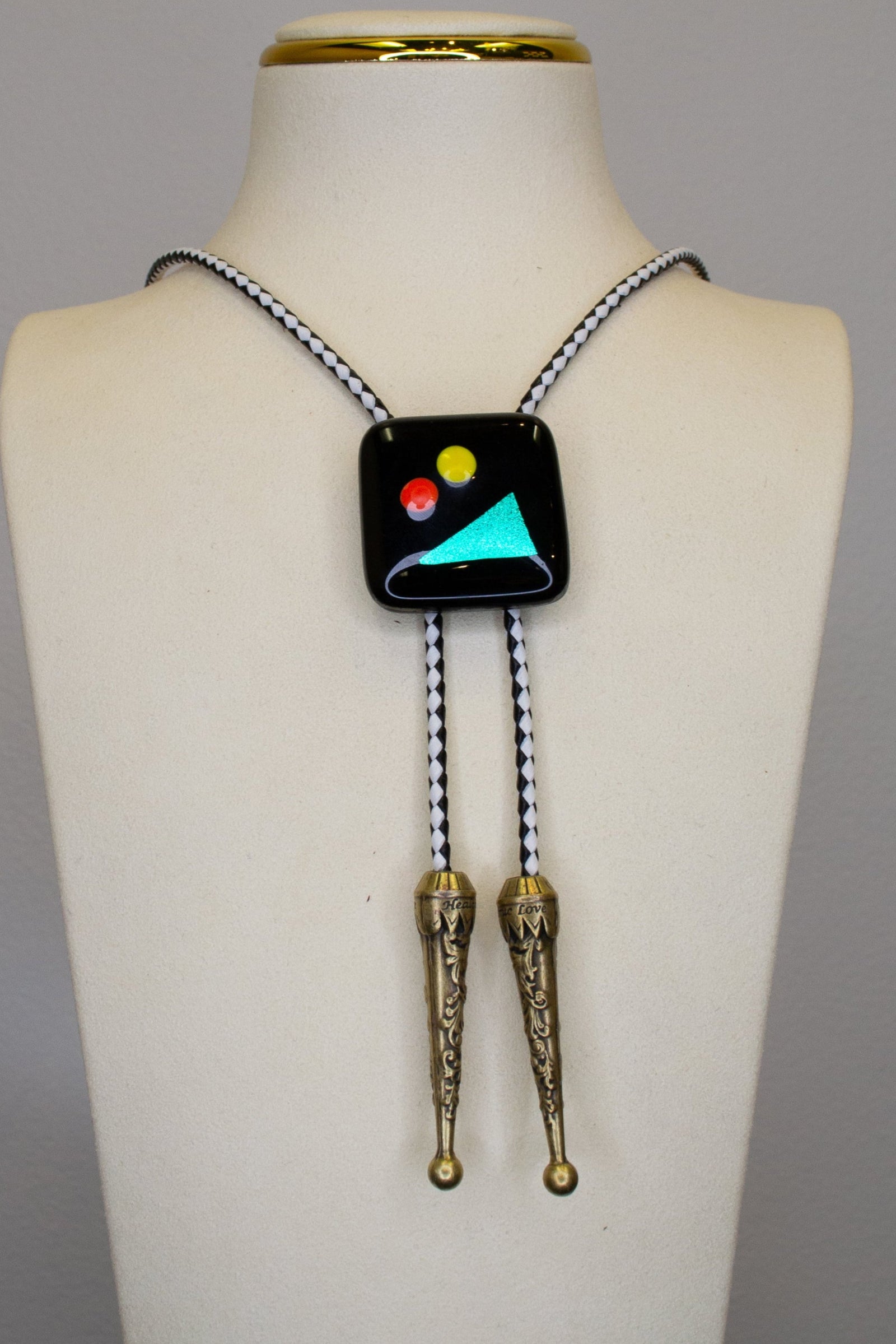 Fused Glass Bolo #20 by Steph Granillo