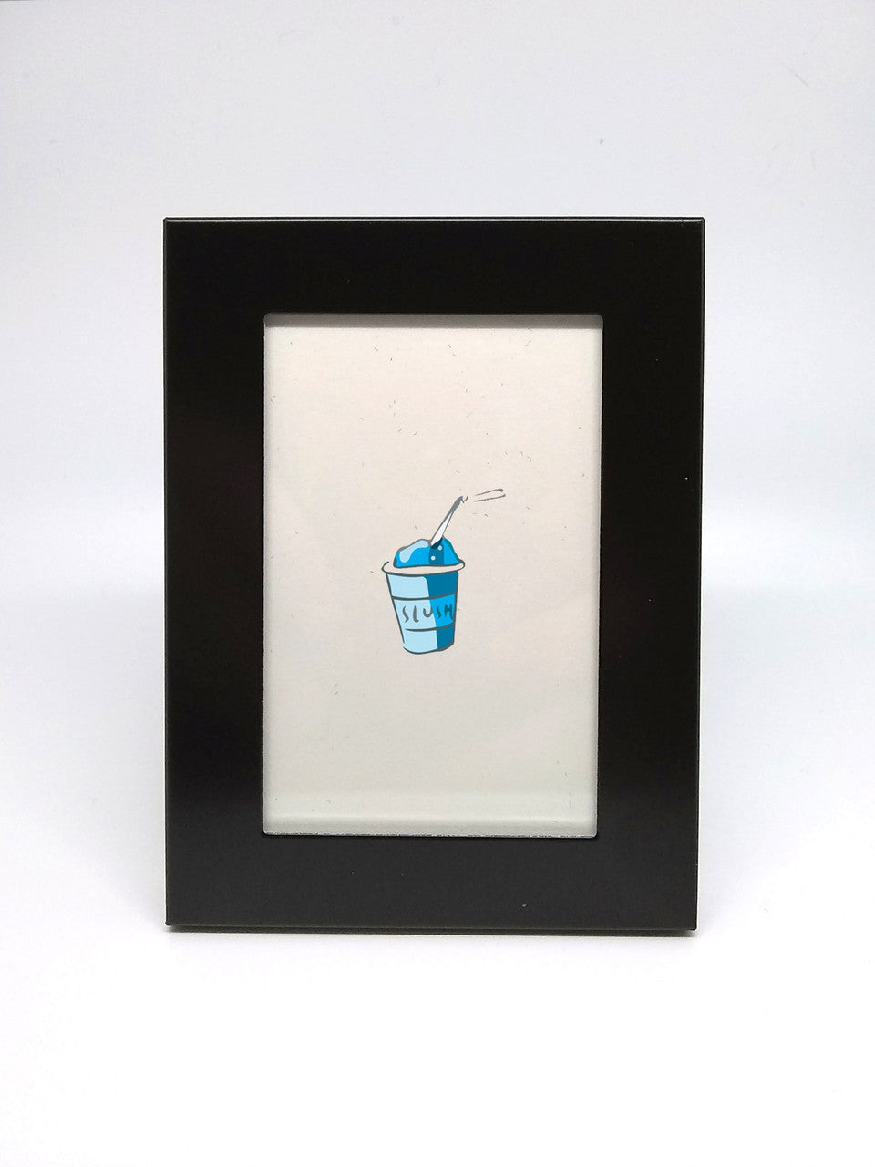 Blue Slushy Mini Print by Elisa Wikey