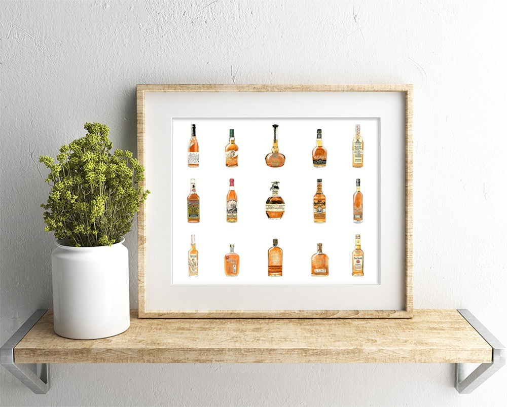 Bourbon Collection Print by Emily Mercedes