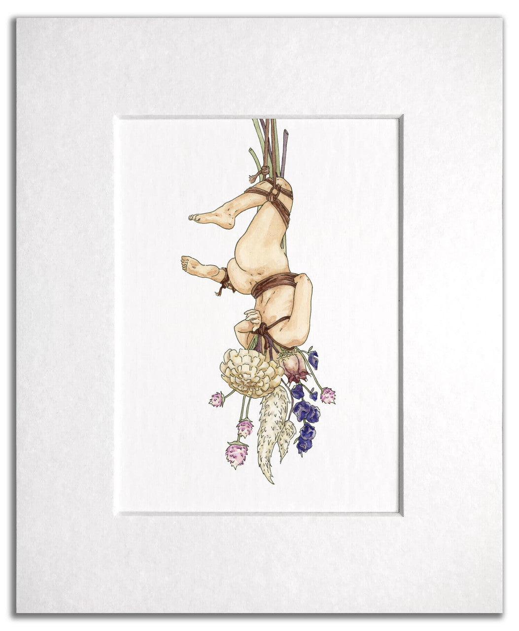 Dried Flowers Print by Maridad Studio - Framed