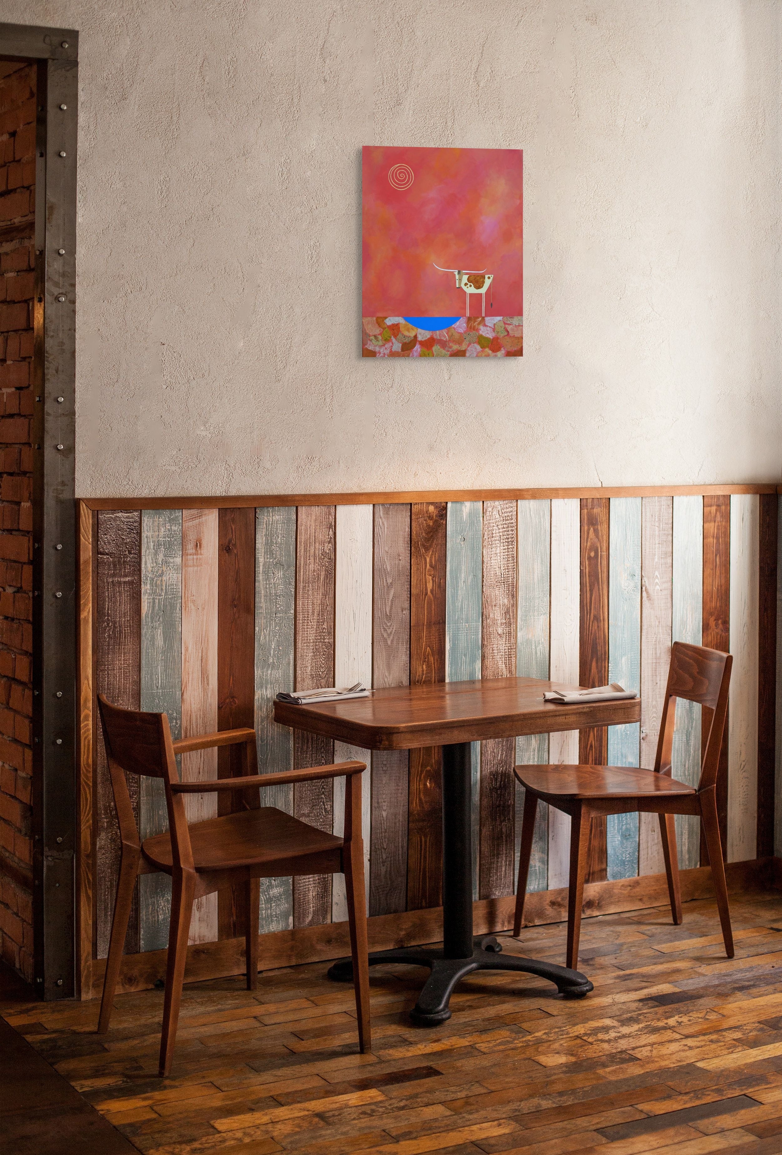 Longhorn at Blue Hole IV by Casey Craig